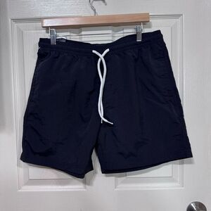 RSQ Mens nylon Shorts black NEW Size large‎